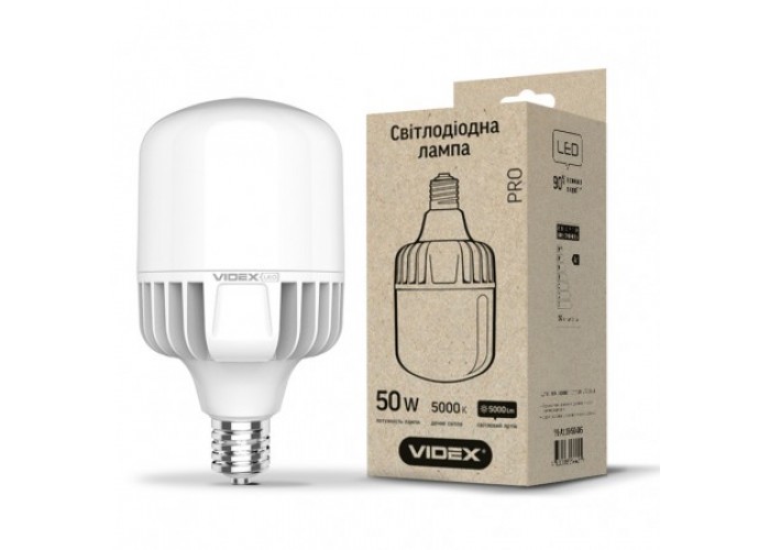 Лампа светодиодная VIDEX A118 50W E40 5000K 220V (24310)