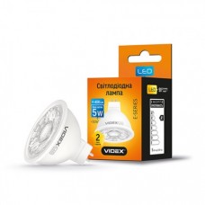 Лампа светодиодная VIDEX MR16eL 5W GU5.3 4100K 220V (24866)