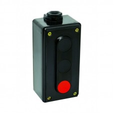 Пост кнопочный ElectrO ПК722-3 10A 230/400B корпус карболит, 1 красная, 2 чёрных (PK7223RBB44)
