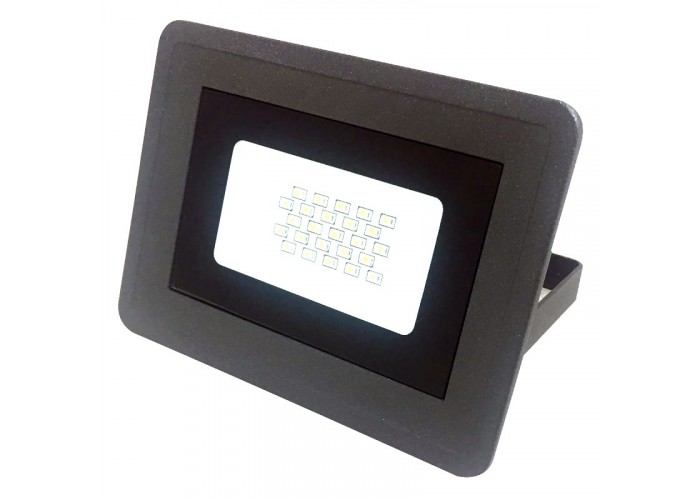 Прожектор светодиодный Biom DEEP GRAY S4-SMD-20-Slim 220В 20Вт  холодный белый  (10024)