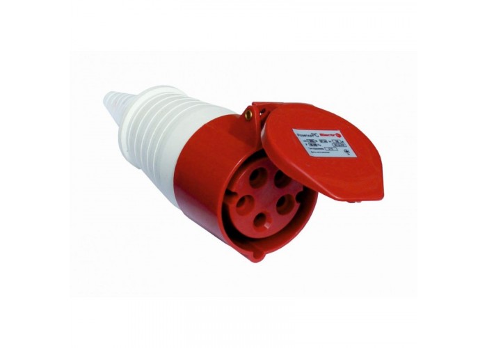 Розетка ElectrO РС -214 3 полюса + PE 16А 400В IP44 (PC214)