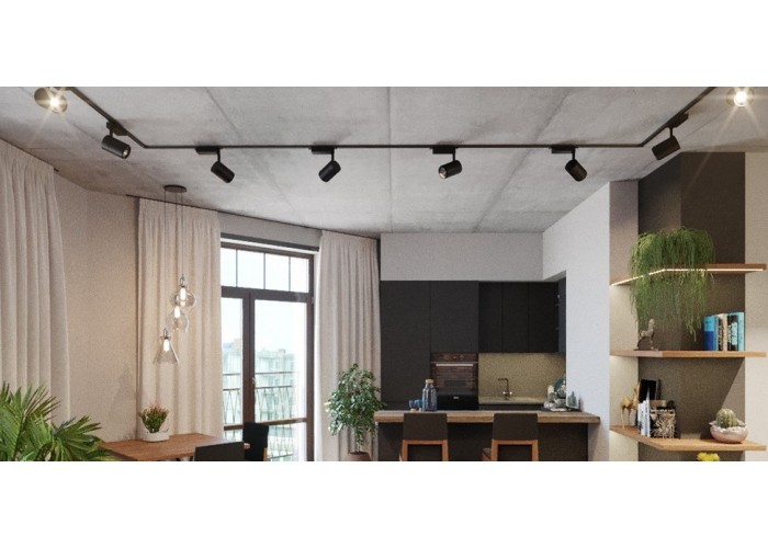 Светильник светодиодный трековый Ledmax 40 Вт 4200К черный (TRL40W9 BL)