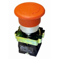 Кнопка-грибок з фиксатором ElectrO ВS542 красная 40mm NO + NC (BS542NONCRF)