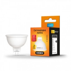 Лампа светодиодная VIDEX MR16e 6W GU5.3 4100K 12V (25040)
