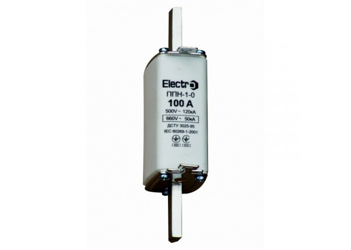 Плавкая вставка предохранителя ElectrO ППН-1-0, 25А (PPN1025)