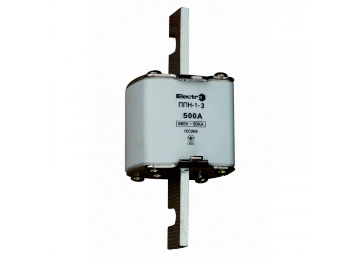 Плавкая вставка предохранителя ElectrO ППН-1-3, 500А (PPN13500)