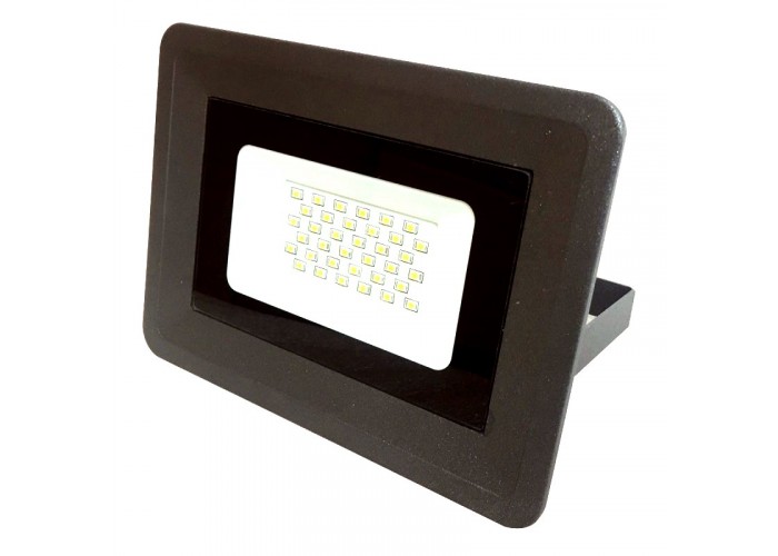 Прожектор светодиодный Biom DEEP GRAY S4-SMD-30-Slim 220В 30Вт  холодный белый  (10026)