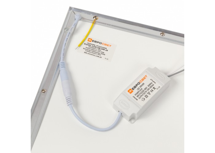 Светильник светодиодный ЕВРОСВЕТ PANEL LED-SH-600-ECO 2300Лм  32/4000k (000039755)