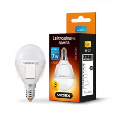 Лампа светодиодная VIDEX G45 7W E14 3000K 220V (24009)