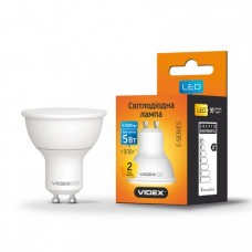 Лампа светодиодная VIDEX MR16e 5W GU10 4100K 220V (23929)