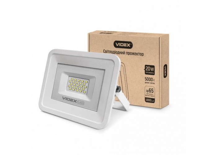 Прожектор светодиодный VIDEX 20W 5000K 220V (24249)
