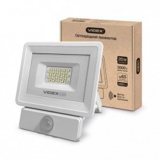 Прожектор светодиодный VIDEX 20W 5000K 220V сенсорный (24370)
