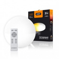 Светильник светодиодный функциональный VIDEX 36W 2800-6000K 220V круглый (24258)