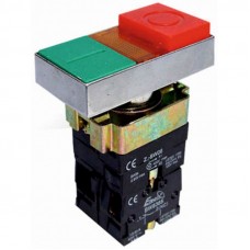 Кнопка ElectrO ВW8365 двойная с подсветкой (красная, зеленая) NO + NC (BW8365NONCi)