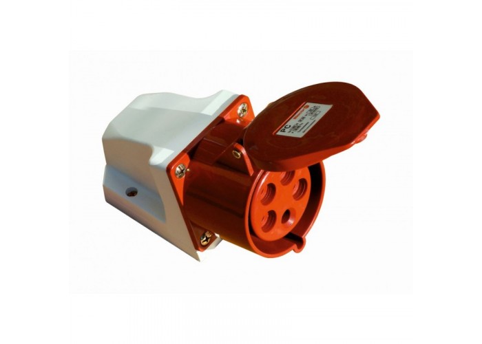 Розетка ElectrO РС -114 3 полюса + PE 16А 400В IP44 (PC114)
