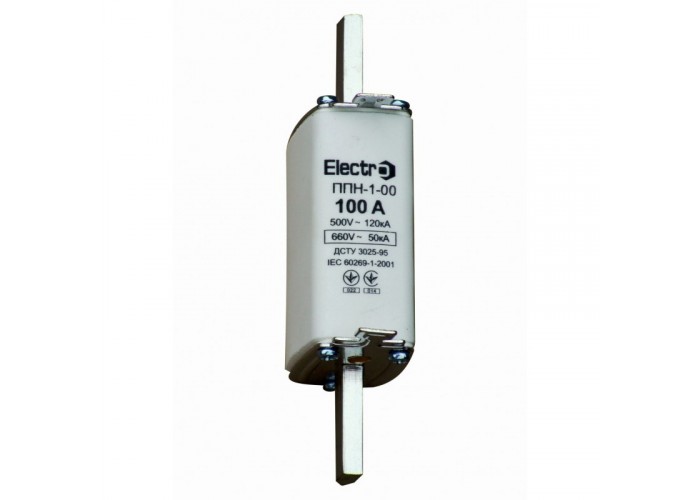 Плавкая вставка предохранителя ElectrO ППН-1-00, 125А (PPN100125)