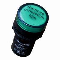 Светосигнальный индикатор ElectrO AD22 LED матрица 22mm зеленая 230В АС/DC (AD22G230)