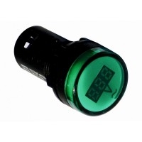 Вольтметр - индикатор ElectrO AD22V LED матрица 22mm зеленый 12В - 500В АС (AD22VG)