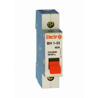 Выключатель нагрузки ElectrO ВН1-32 1 полюс 50A 230B (VN321050)