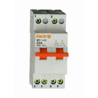 Переключатель нагрузки ElectrO 2 полюса 32A I-0-II 230B/400B (MP63232)