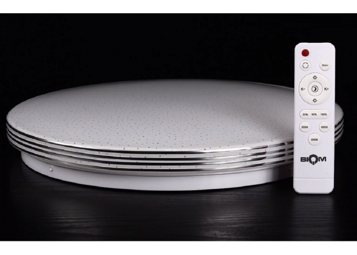 Светильник светодиодный Biom SMART SML-R04-50 3000-6000K 50Вт с пультом д/у (12575)