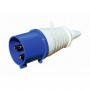 Вилка ElectrO РС -034 3 полюса +PE 63А 400В IP54 (PC034)