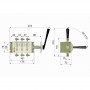 Выключатель-разъединитель ВР32 ElectrO (разрывной рубильник) с камерой 100А (VR32R100K)