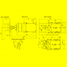 Перемикач навантаження 1-0-2 з виносною рукояткою ETI LA1/D CO (4667001)