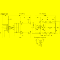 Переключатель нагрузки 1-0-2 с выносной рукояткой ETI LA2/D 2CO (4667002)