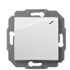Одноклавішний прохідний вимикач Elektro-Plast Carla 1712-10 (білий)