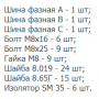Комплект силовых шин (медь, габ.4) к ПР IEK