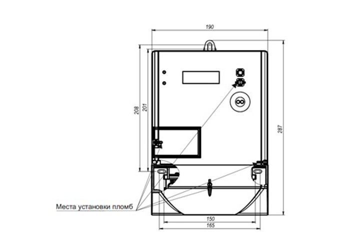 Счетчик электроэнергии MTX3G30.DF.4L1-ОG4 (GSM-модуль+реле+датчик магн.поля) Teletec