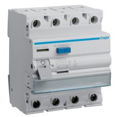 ПЗВ Hager CGA440D, 4х40 А 500 мА, А, 4м