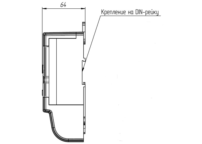 Электрический счётчик MTX1A10.DF.2L0-CO4 (реле) Teletec