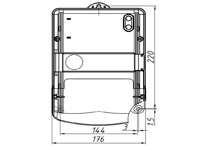 Электрический счетчик NIK 2303I АРК1Т 1600 ME (5-10A,+GSM)