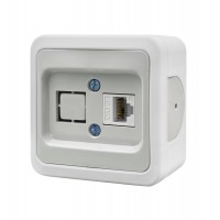 Розетка комп'ютерна зовнішня (CAT6) MULTIMA Білий