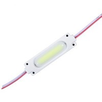 Светодиодный модуль PROLUM COB 2W (с линзой прозрачной) 12V, Белый (5500-6000К)