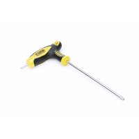 Ключ TORX Т-образный Т25 95*200мм с обрезиненной рукояткой СИЛА
