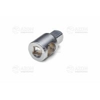Переходник CrV 3/8(М) x 1/2(П) с отверстием для воротка СИЛА