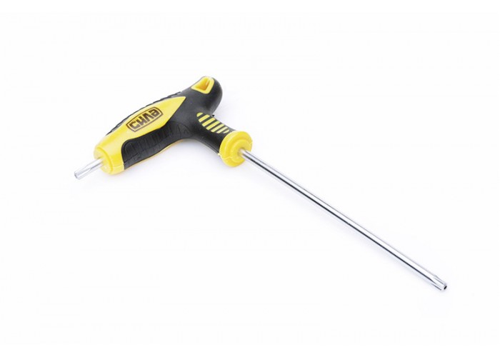 Ключ TORX Т-образный Т27 95*205мм с обрезиненной рукояткой СИЛА