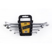 Набор ключей накидных двусторонних TORX CrV (T6-T8, T10-T12, T14-T18, T20-T24)  (4шт.) СИЛА