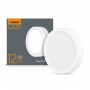 Точковий LED світильник круглий Videx Downlight 12W 5000K VL-DLRS-125