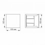 LED світильник архітектурний VIDEX AR04 6W 2700K IP54 VL-AR04-062B