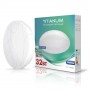 LED світильник круглий Videx Titanum 32W 5000K Криві лінії TLCL-325CL