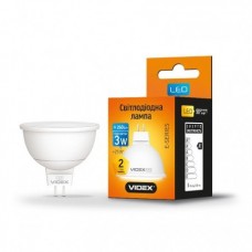 Світлодіодна лампа Videx MR16е 3W GU5.3 4100K VL-MR16е-03534