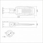 LED світильник вуличний консольний VIDEX 30W 5000K 220V VL-SLe14-305