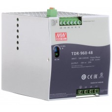 Блок питания на DIN-рейку Mean Well 960W 20A 48V TDR-960-48