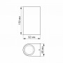 LED світильник архітектурний VIDEX AR032-062B 6W 2700K IP54 VL-AR032-062B