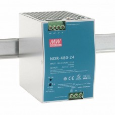 Блок питания на DIN-рейку Mean Well 480W 20A 24V NDR-480-24