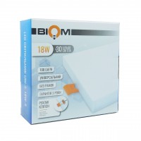 LED светильник Biom 18W 5000К квадрат UNI-S-18W-5